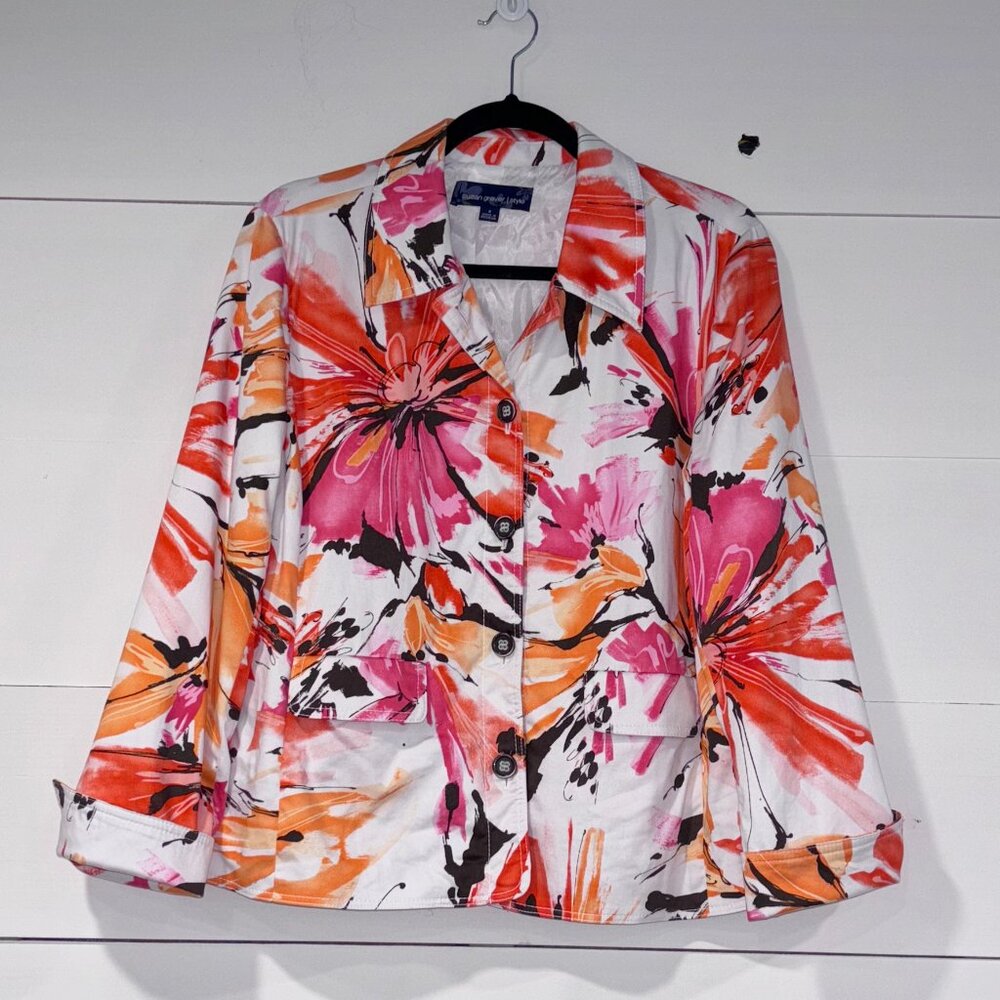 Susan Graver Spring Summer Lined Jacket S